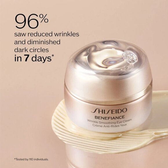 NEW Shiseido Benefiance Wrinkly Smoothing Eye Cream | 15ml - Picture 3 of 4